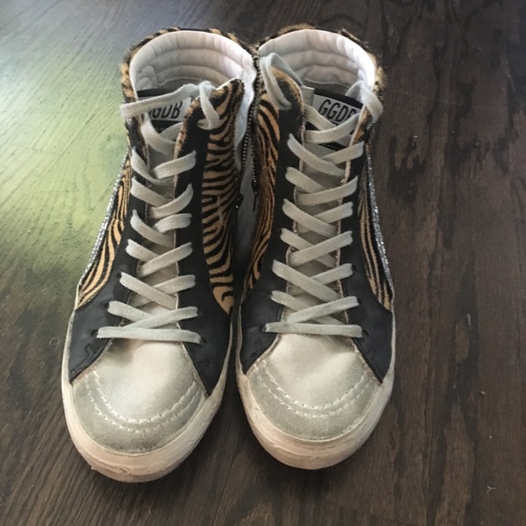 Golden Goose Shoes - Golden Goose Leopard slide sneaker - Rare! Size 39